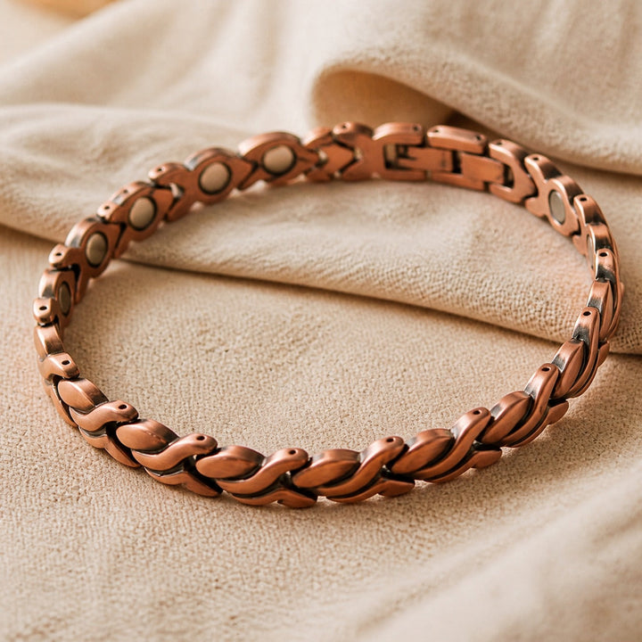 Dune Elegance Copper Anklet