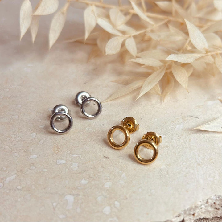 Everyday Circle Stud Earrings