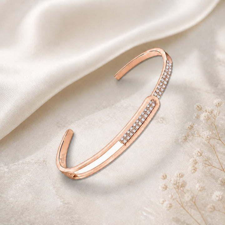 Cubic Zirconia Open Bracelet