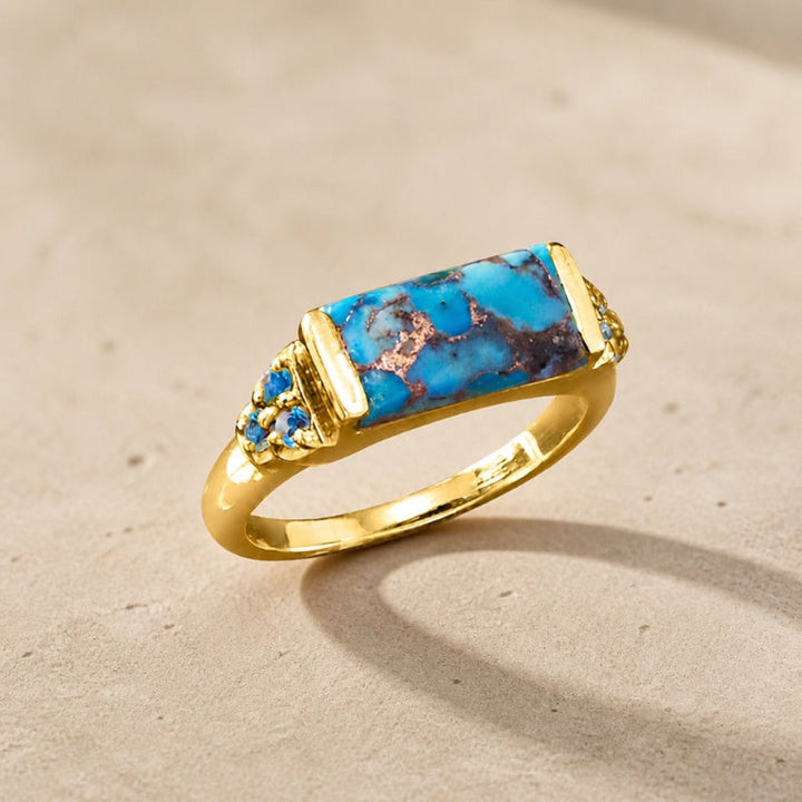 Opulent Turquoise Statement Ring