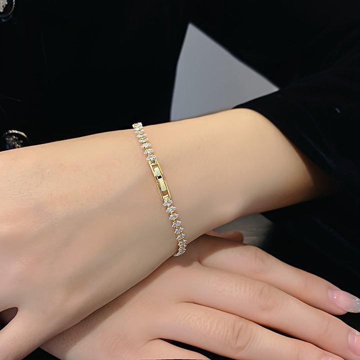 Marquise Golden Radiance Bracelet