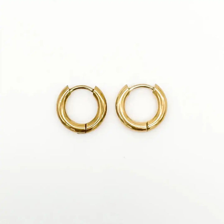 Sleek Huggie Hoop Earrings