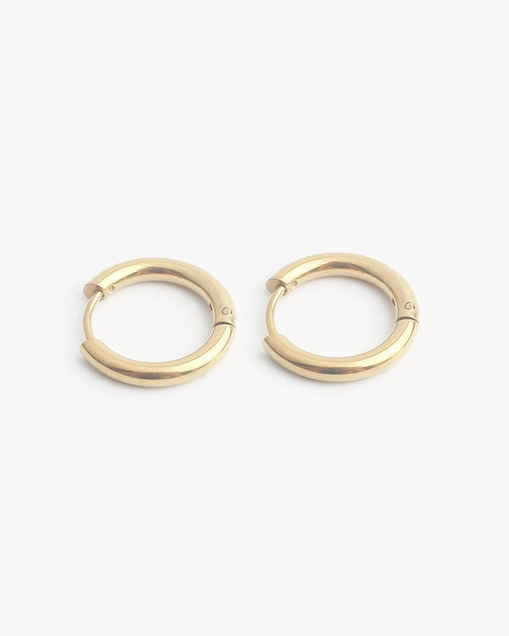 Sleek Huggie Hoop Earrings