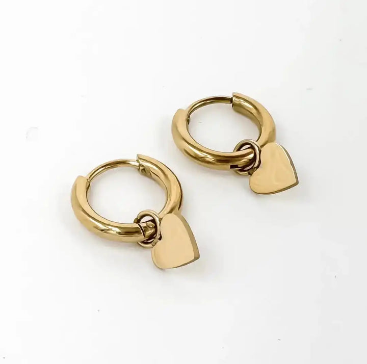 Little Heart Dangle Earrings