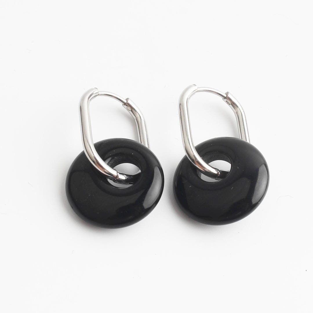 Tirza Earrings Natural Stone
