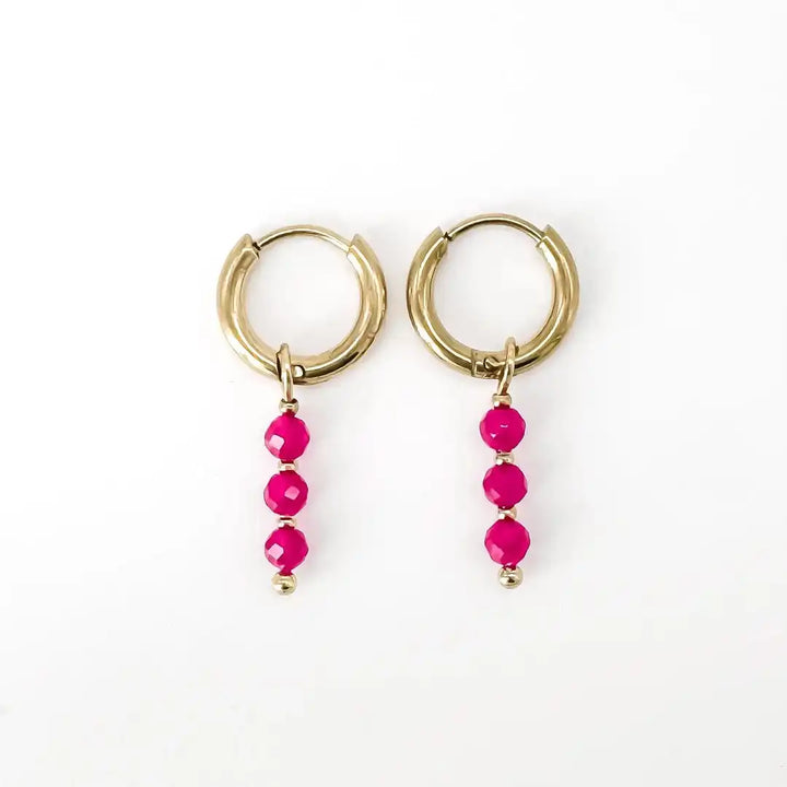 Mon Cheri Earrings Natural Stone