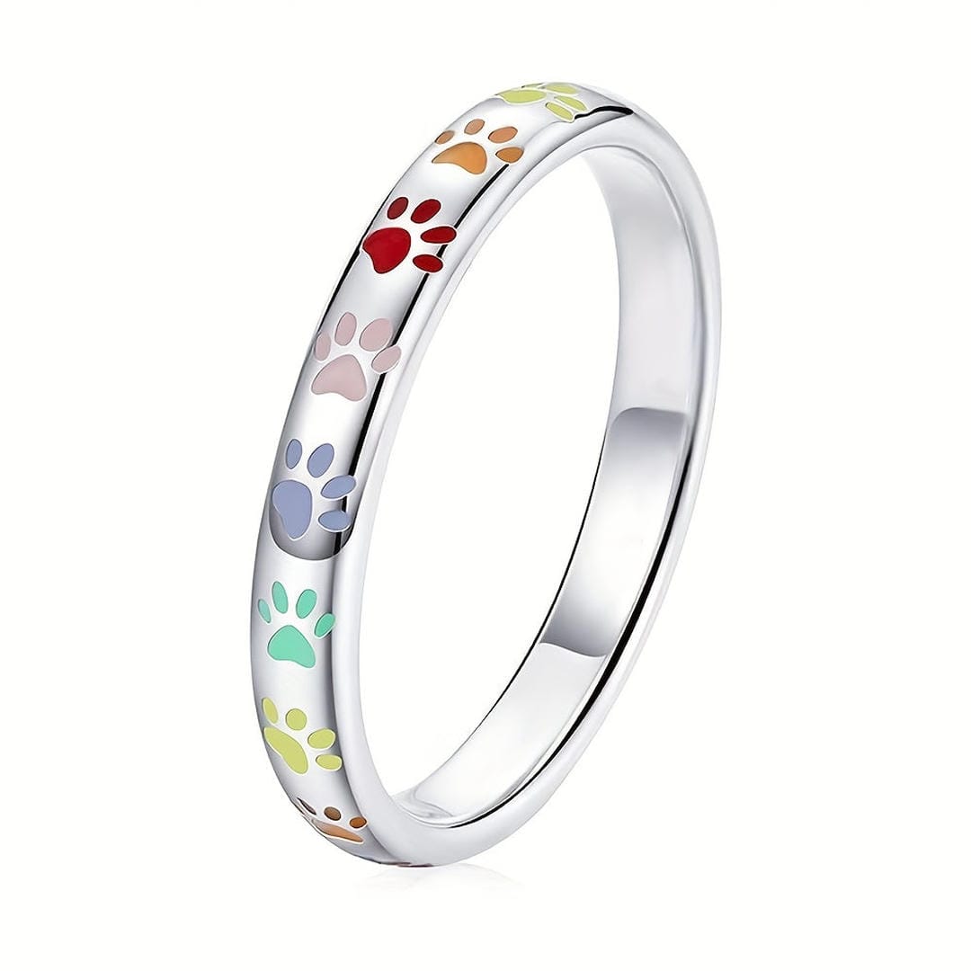 Elegant Paw Promise Ring