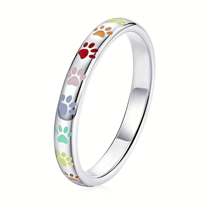 Elegant Paw Promise Ring