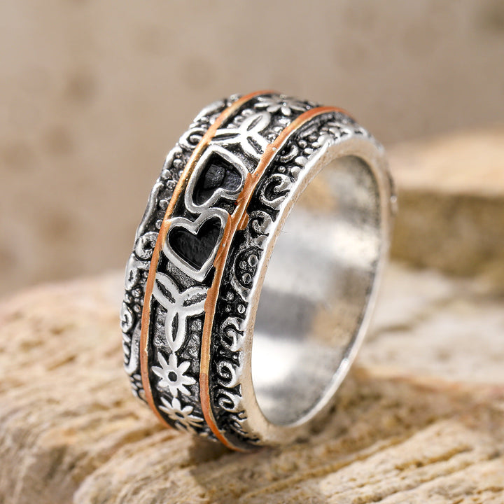 Engraved Silver Heritage Ring