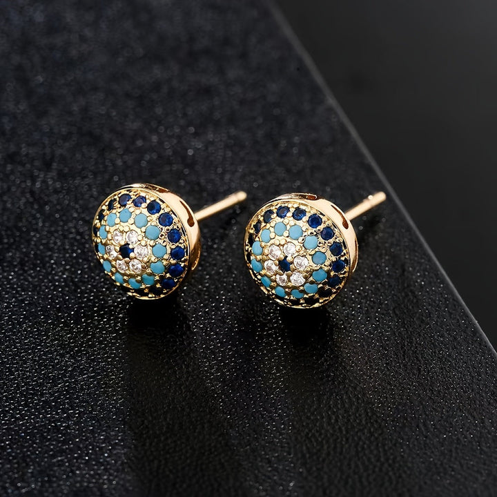 Inlaid Zirconia Exquisite Party Earrings