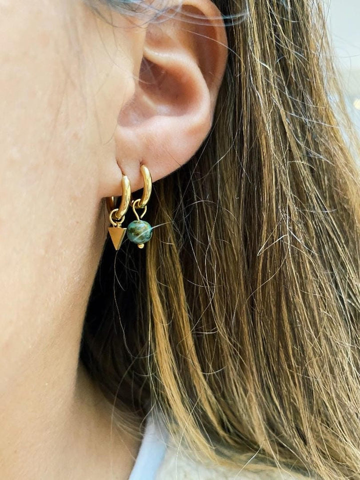 Little Triangle Elegant Drop Earrings