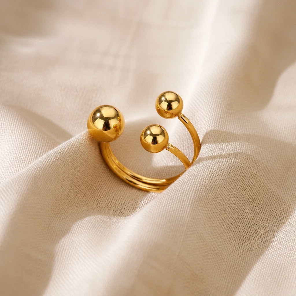 Empress Golden Orb Ring