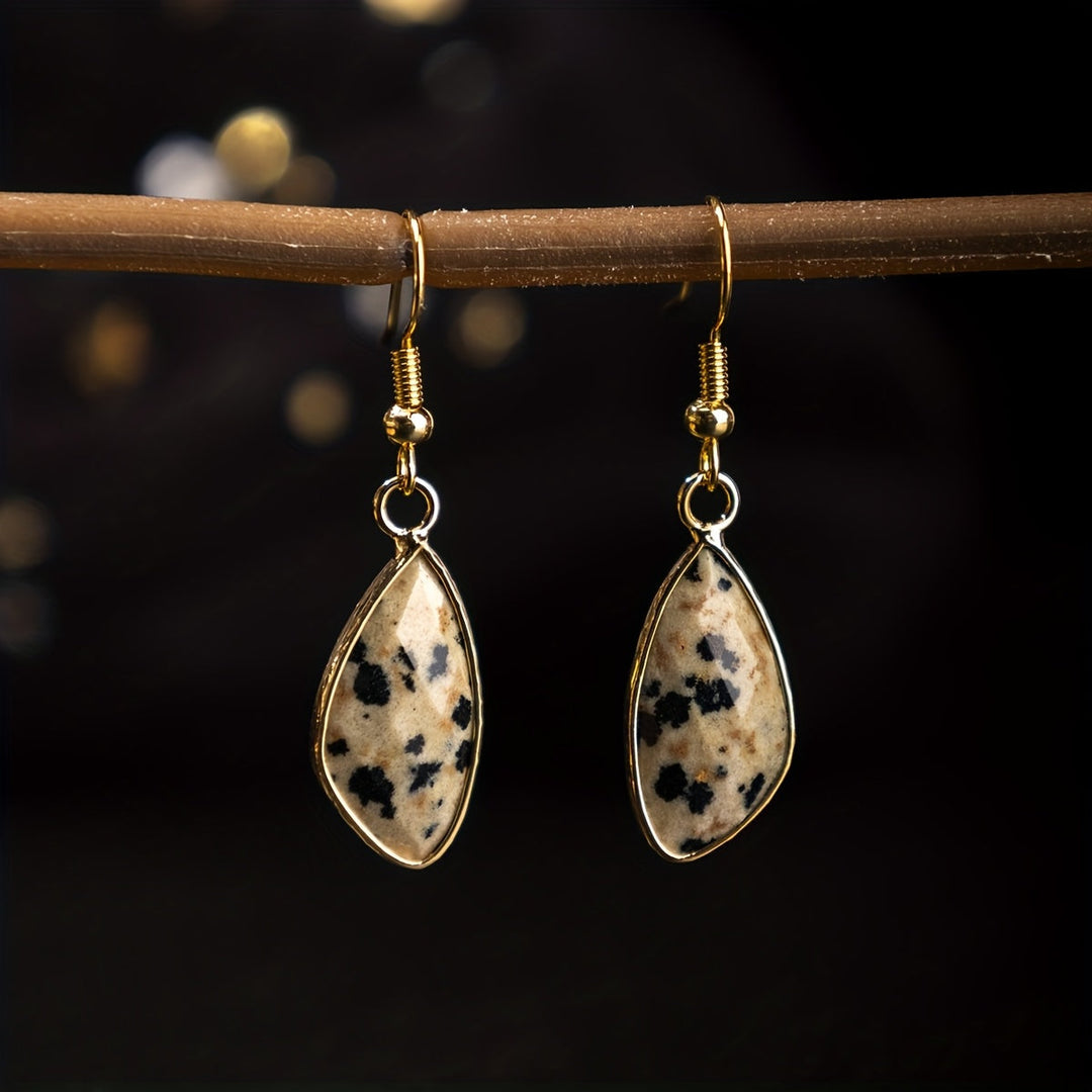 Majestic Horse Eye Cut Drop Earrings