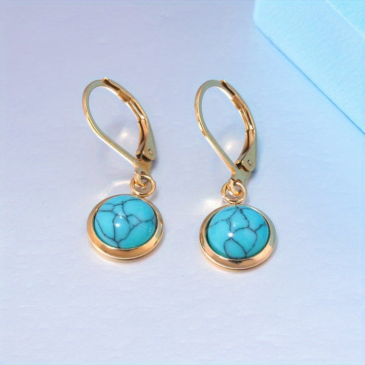 Prestigious Turquoise Dangle Earrings