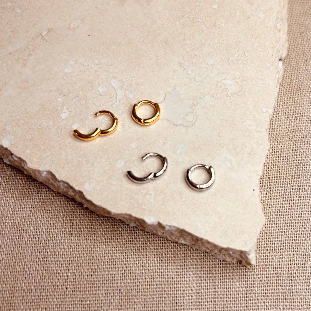 Micro Helix Hoop Earrings