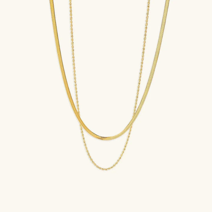 Luxe Gold Double Necklace