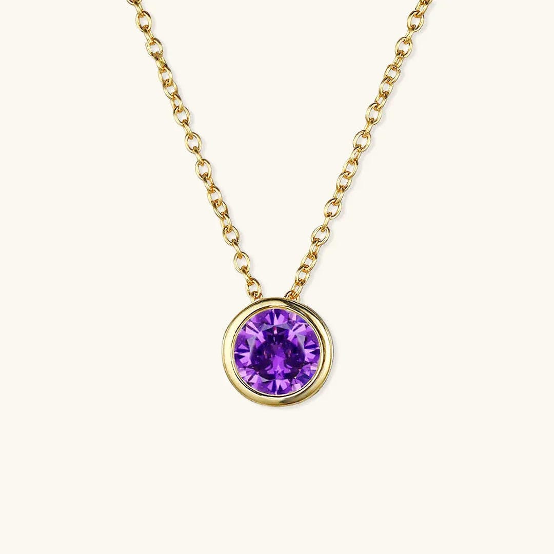 Radiant Gemstone Gold Chain