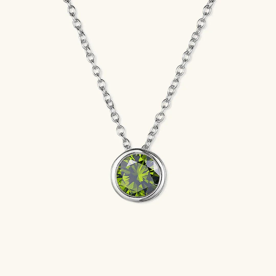 Radiant Gemstone Gold Chain