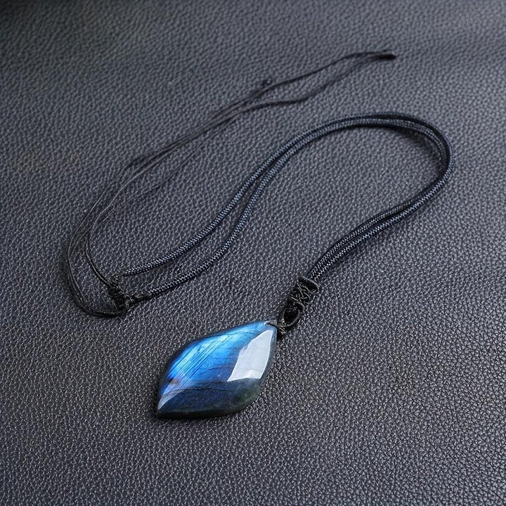 Mystical Blue Flash Labradorite Necklace
