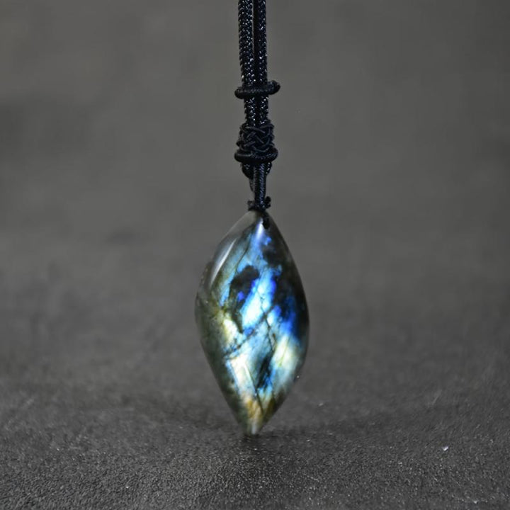 Mystical Blue Flash Labradorite Necklace