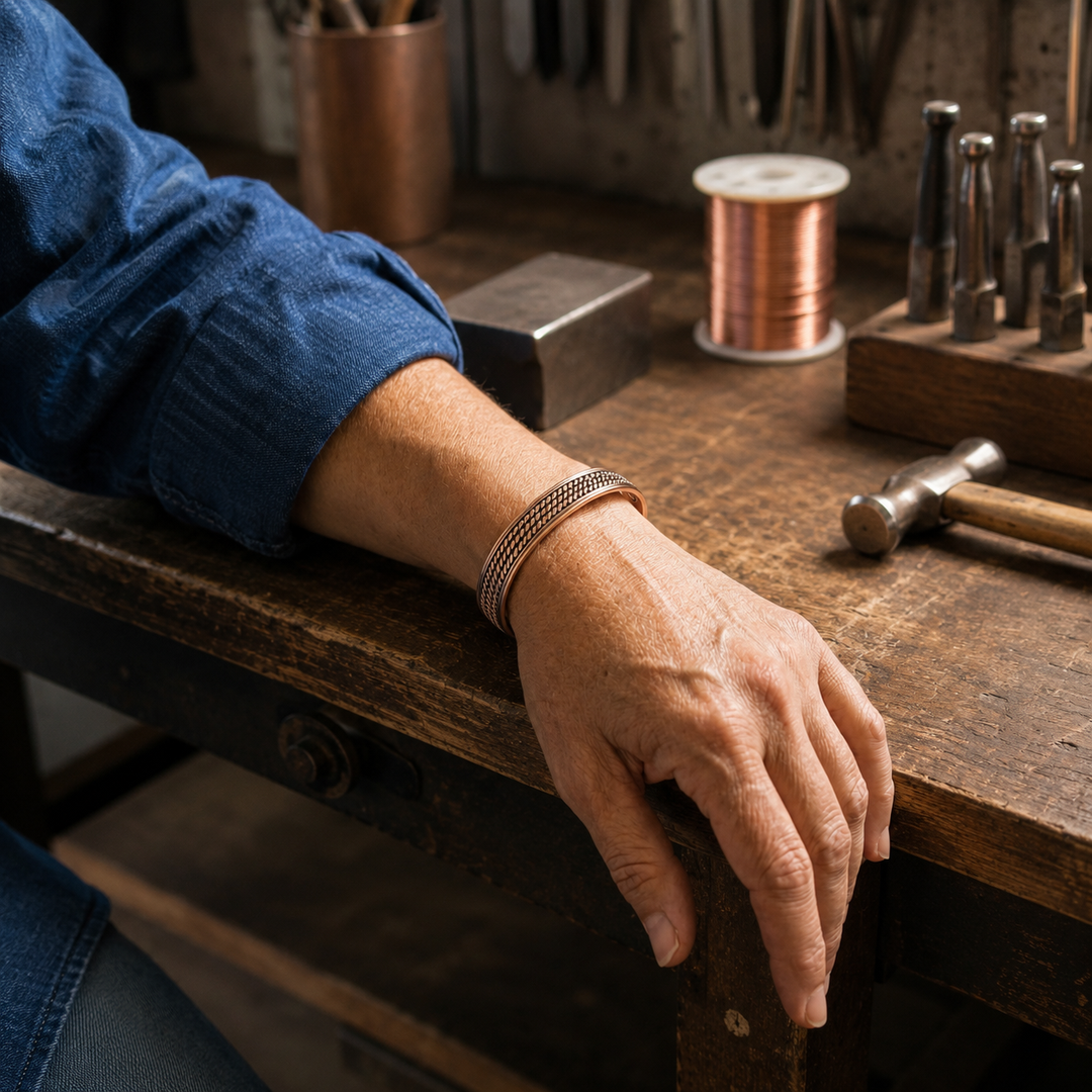 Lattice Copper Bracelet