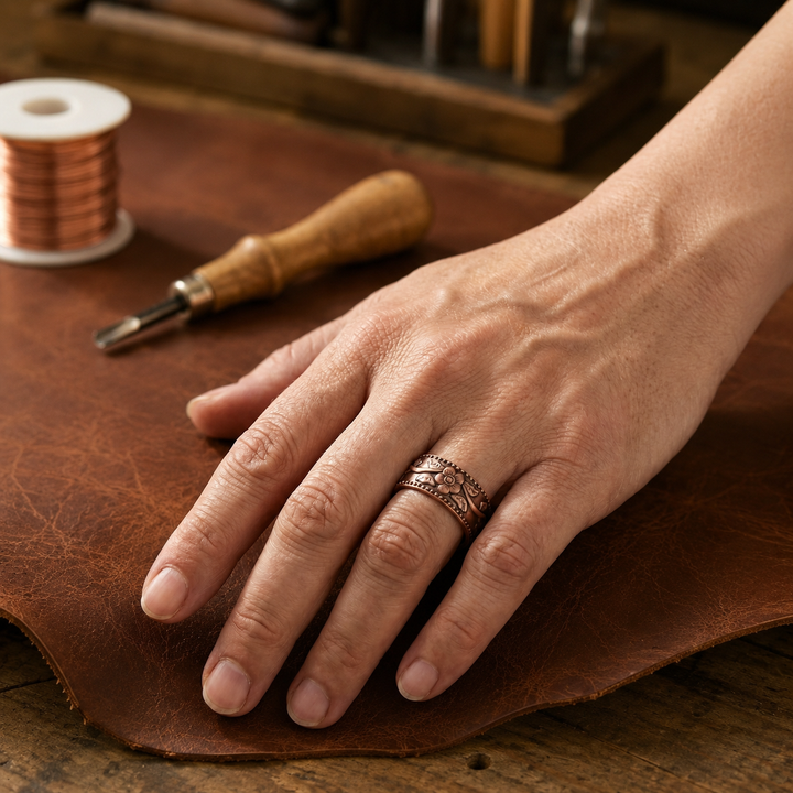 Calyx Copper Ring