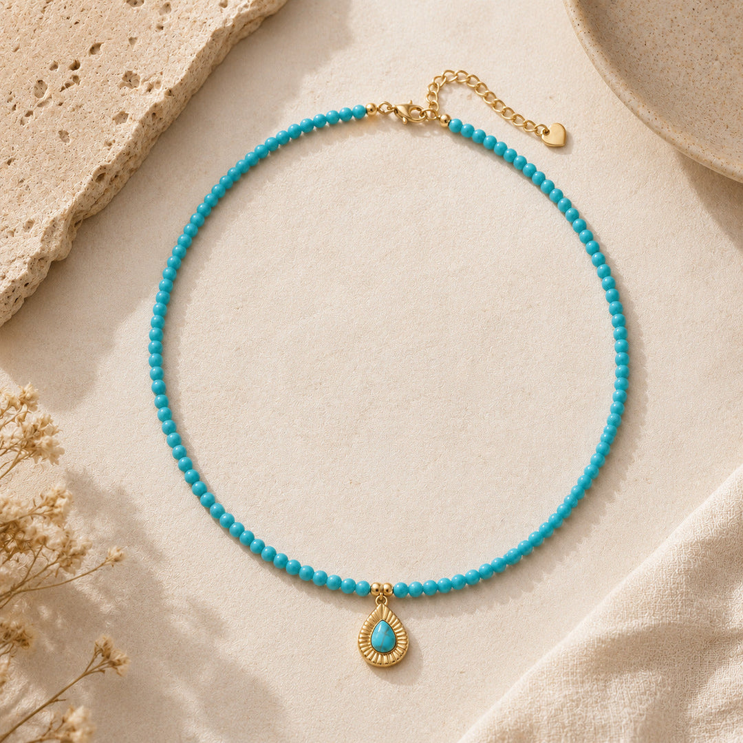 Modern Hera Vintage Bead Choker