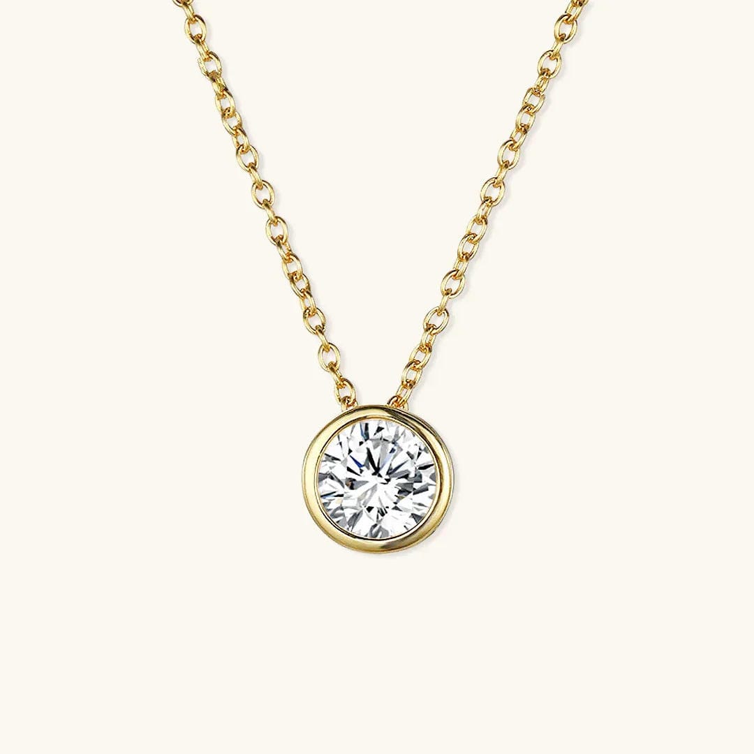 Radiant Gemstone Gold Chain