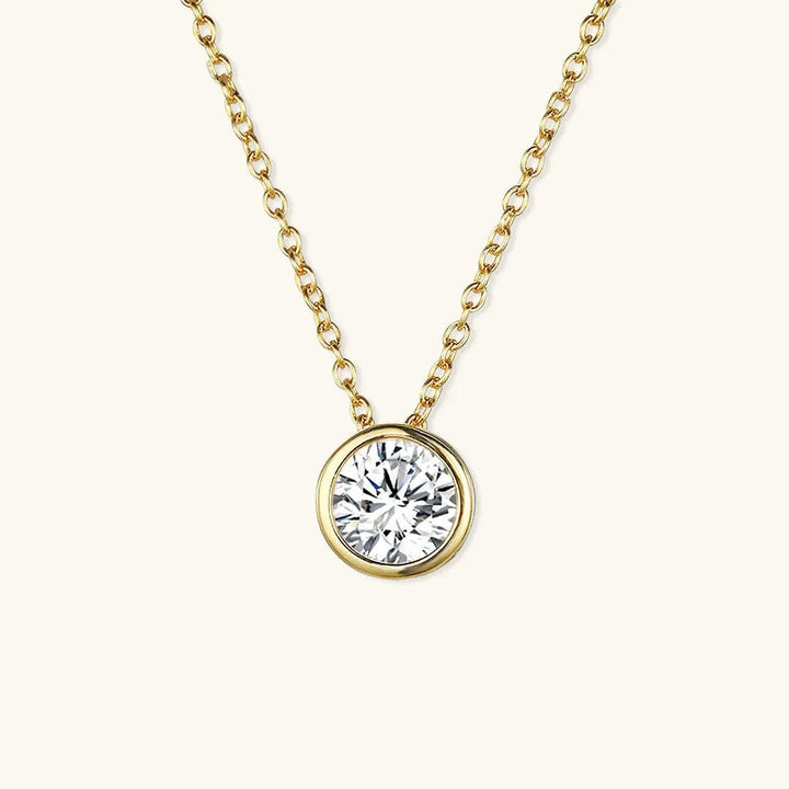 Radiant Gemstone Gold Chain