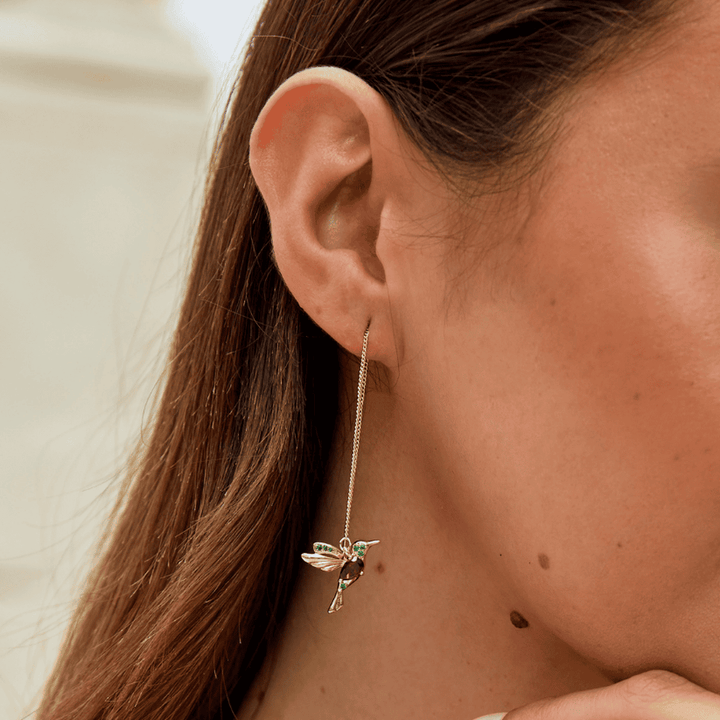 Hummingbird colourful Chic Earrings