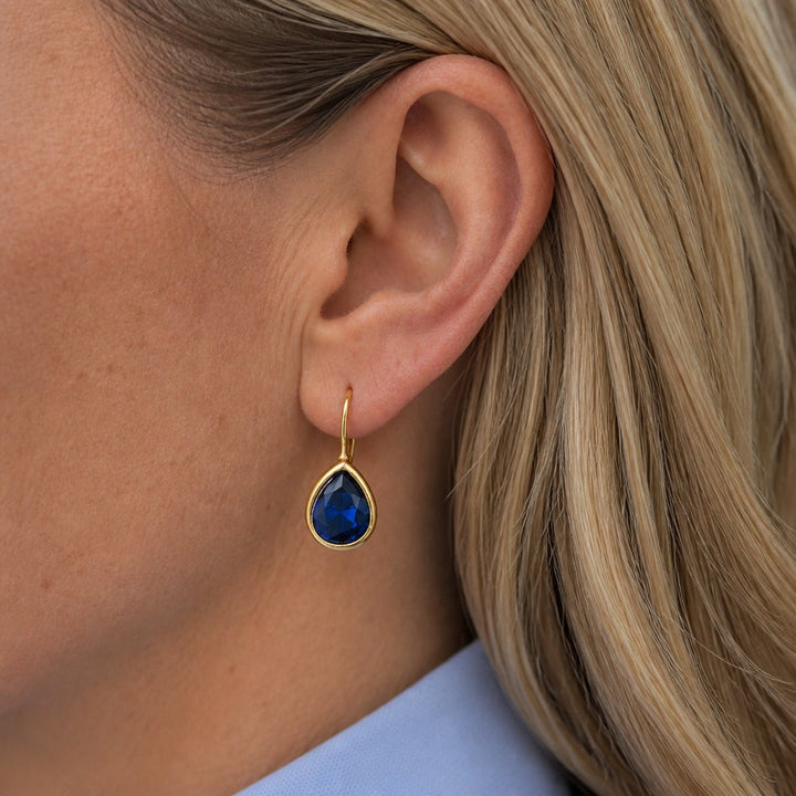 Cubic Zirconia Teardrop Earring