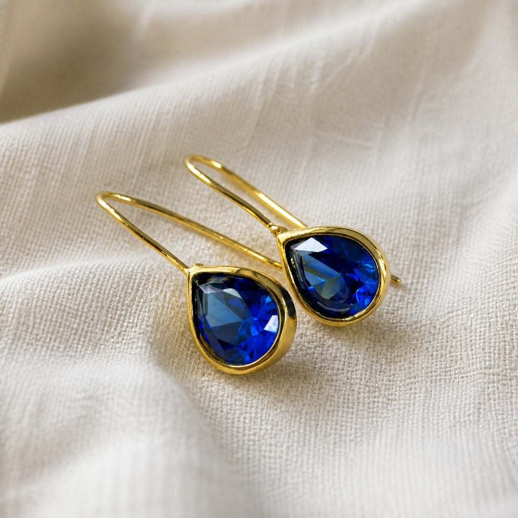 Cubic Zirconia Teardrop Earring