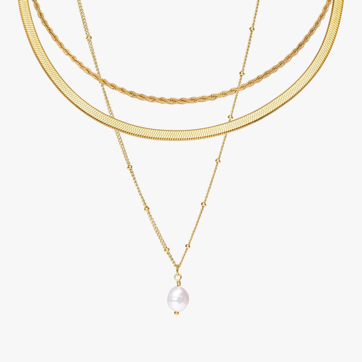 Timeless Trio Layered Necklace Set