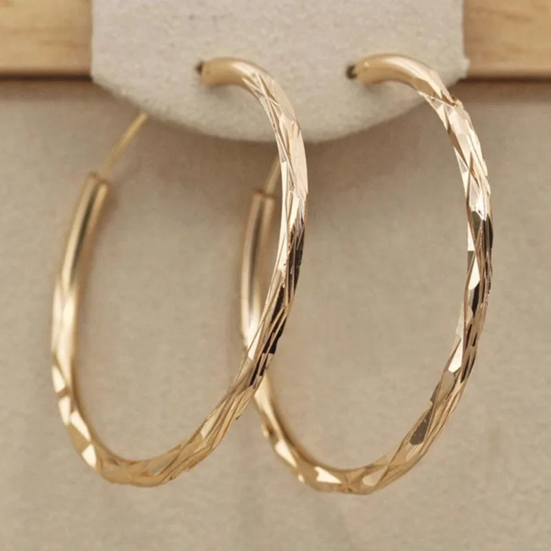 Dazzling Minimalist Hoop Earrings