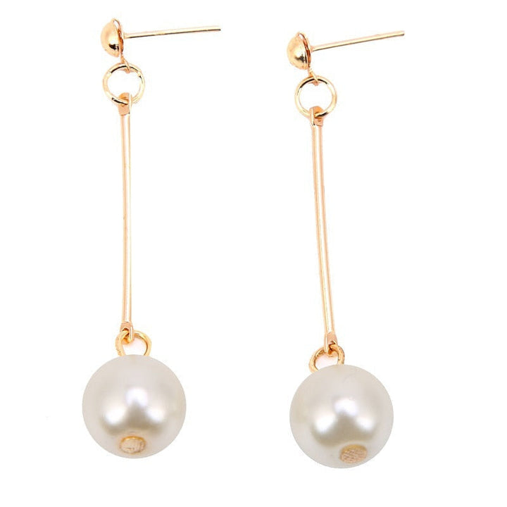 Luxury Dangling Earrings with Hand-Plaid Pearls