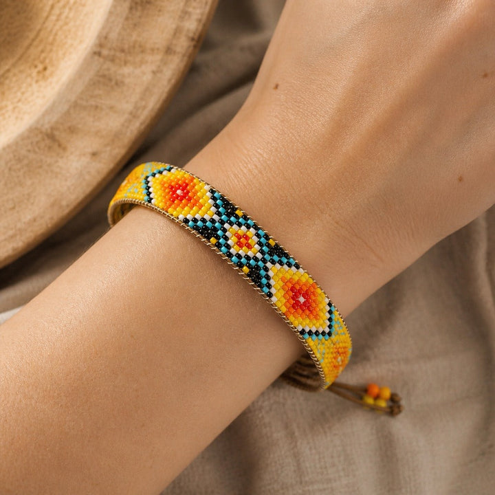 Handmade Beaded Bohemian Bracelet