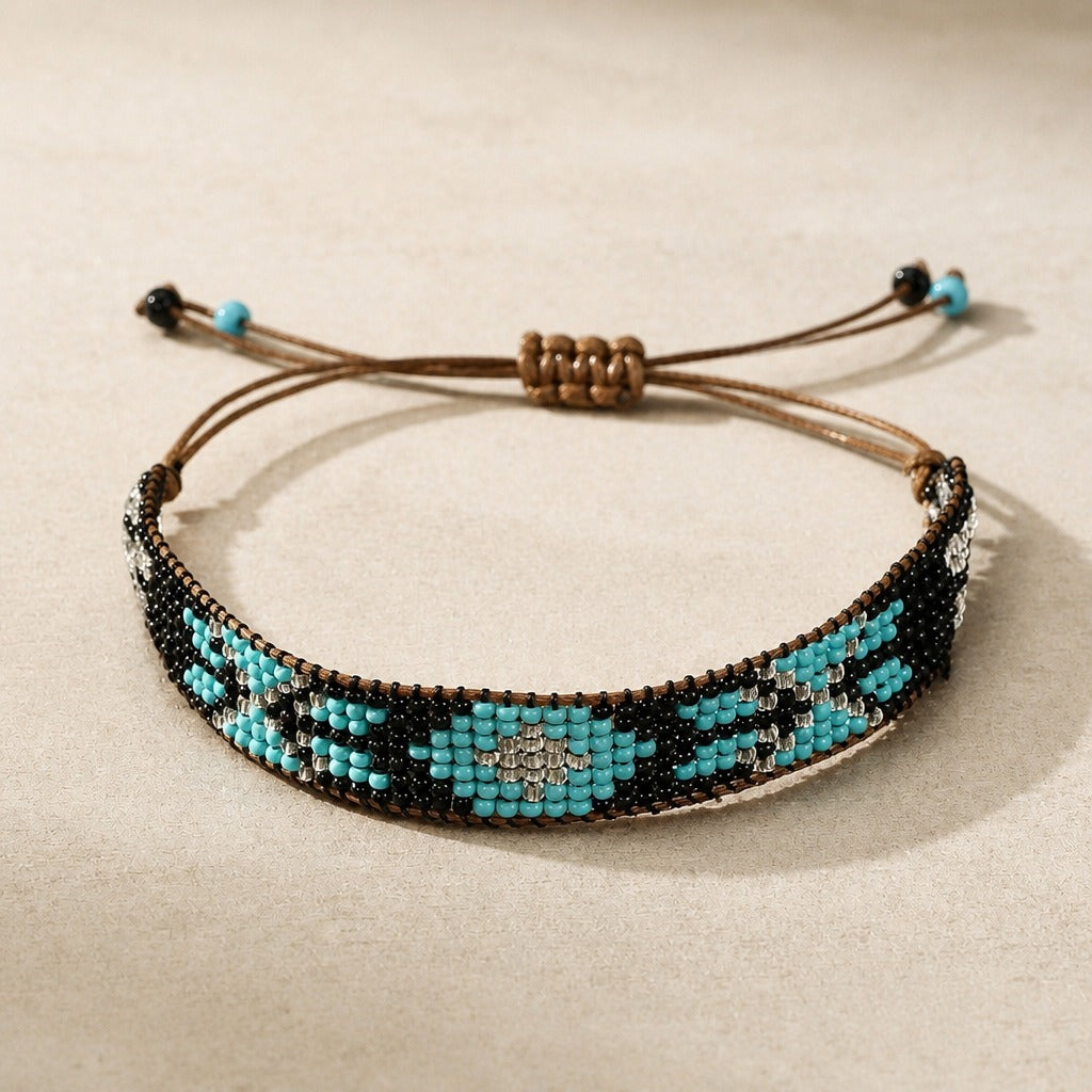 Handmade Beaded Bohemian Bracelet
