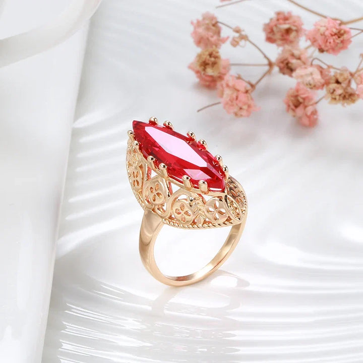 Vintage Flat Oval Pearl Ring