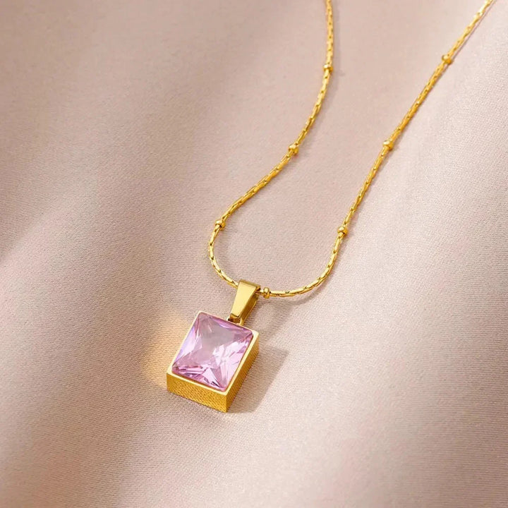 Gold Allure Pendant Necklace