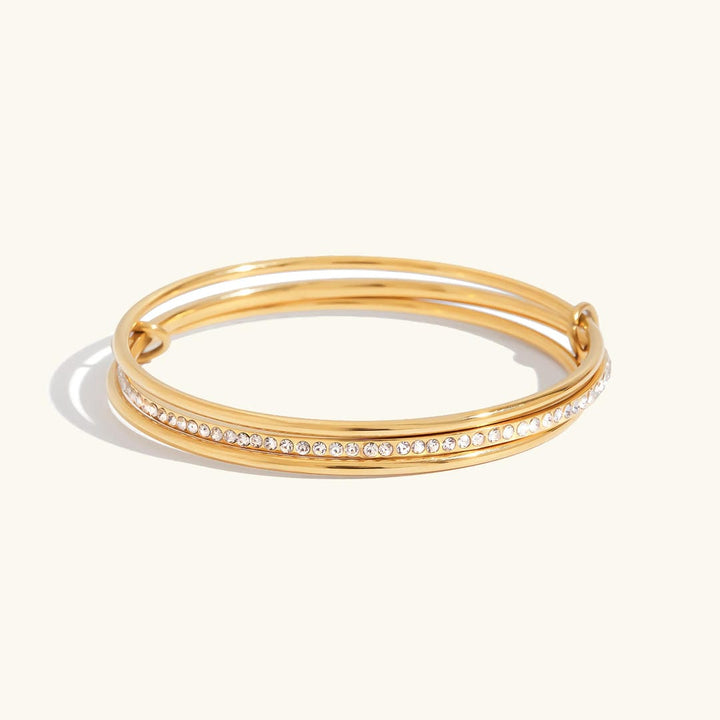 Stacked Crystals Elegance Bracelet