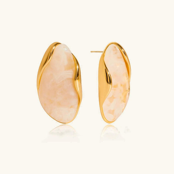 Timeless Polished Gemstone Earrings
