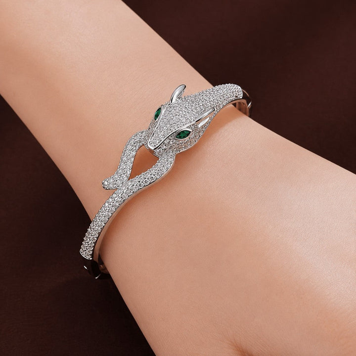 Exquisite Zirconia Snake Bracelet