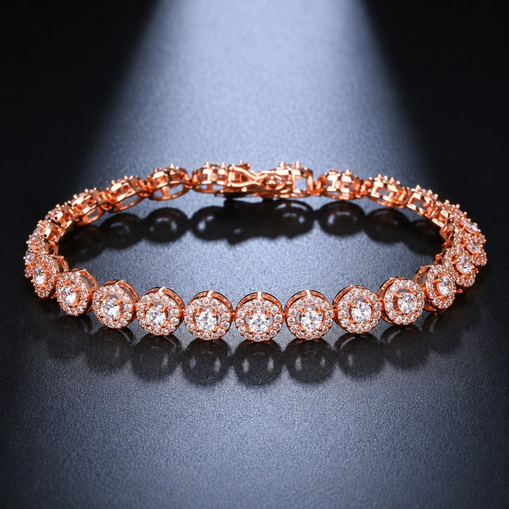 Shimmering Round Zirconia Bracelet