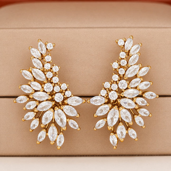 Elegant Zirconia Stud Earrings