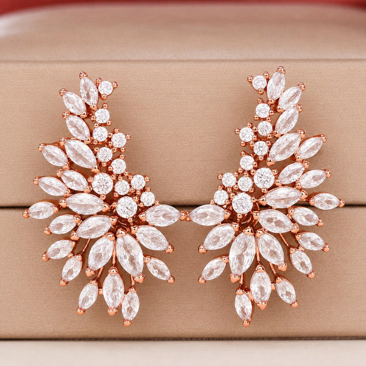 Elegant Zirconia Stud Earrings