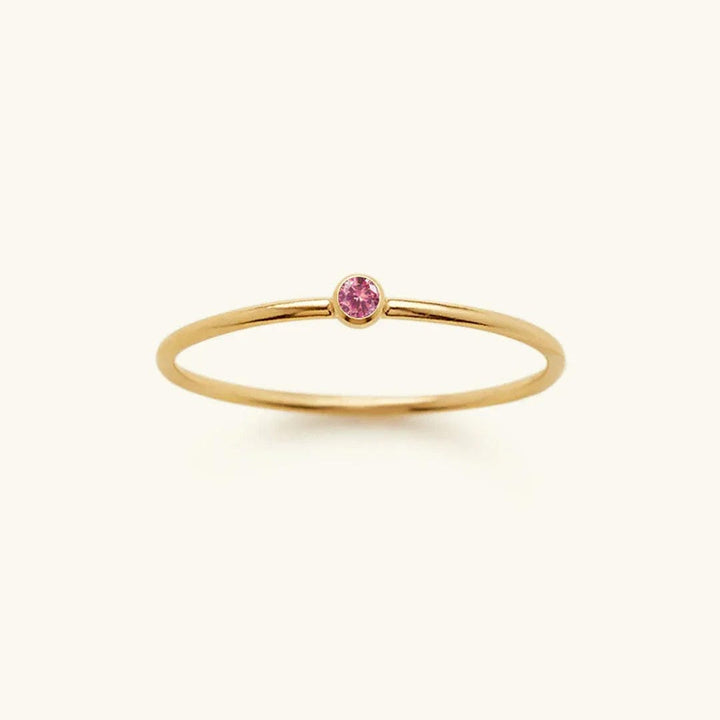 Precious Gemstone Stacker Ring