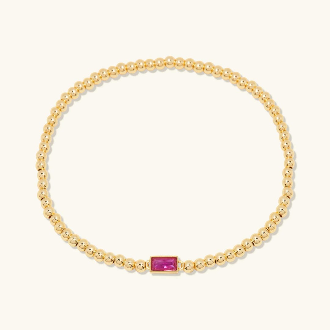 Radiant Gemstone Bracelet