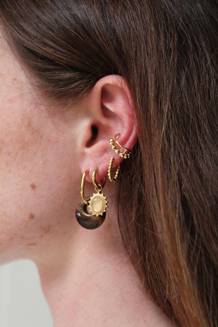 Jolie Earrings Natural Stone Stainless Steel