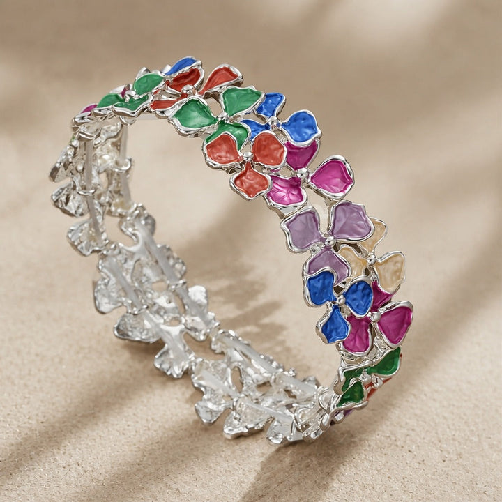 Floral Engraved Bracelet