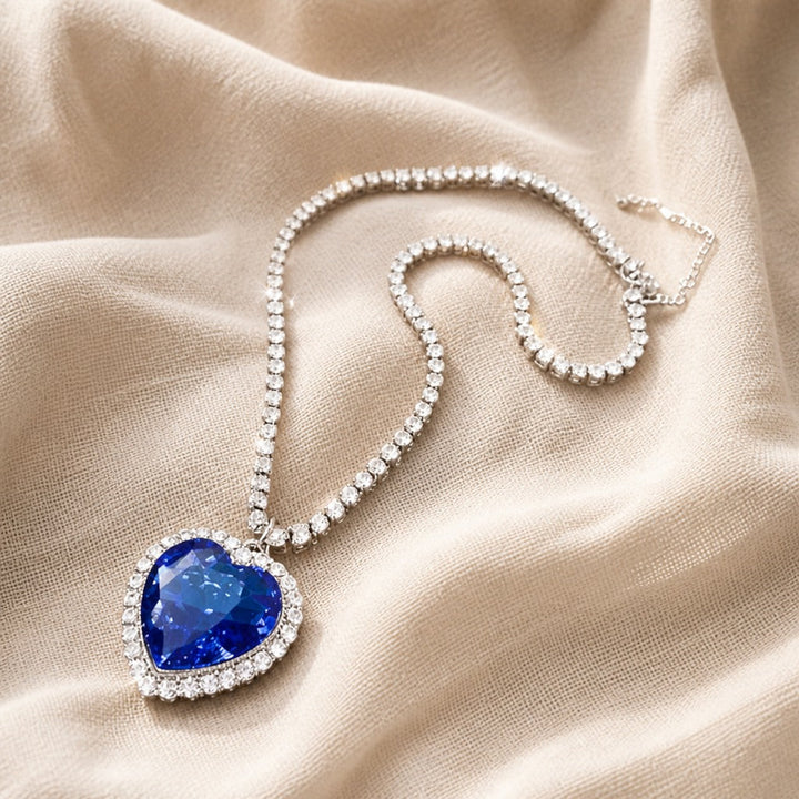 Majestic Heart Sapphire Necklace